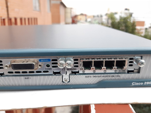 2 Router Cisco 2801 Practicas Ccna Y Cables Cross Over (Usado)