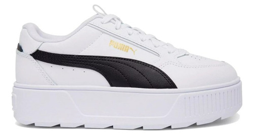 Tenis Puma Karmen Rebelle Blanco Negro Mujer 387212-02