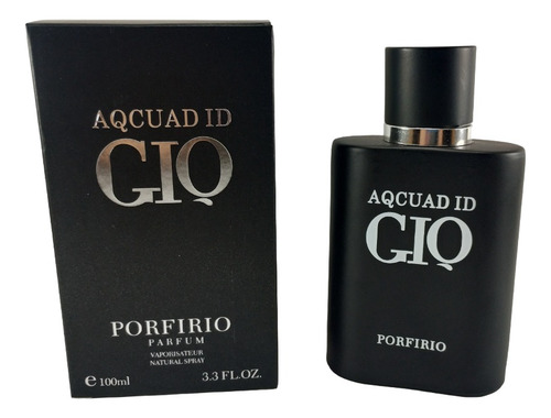 Aqcuad Id Giq Porfirio Parfum 100ml Spray Volumen De La Unidad 100 Ml
