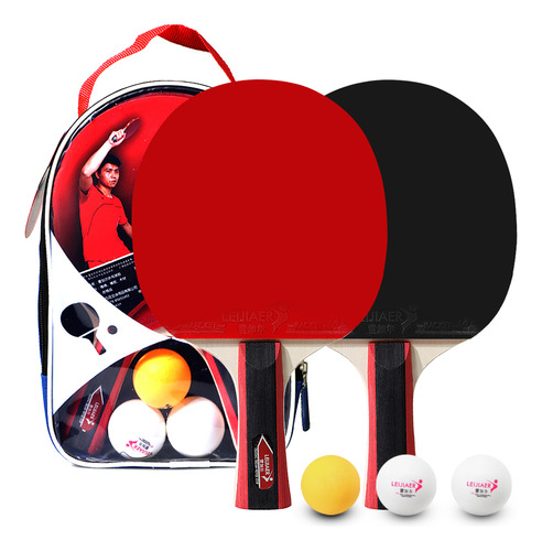 Raquetera Con 2 Fundas Para Jugar Al Tenis De Mesa Y Con Set