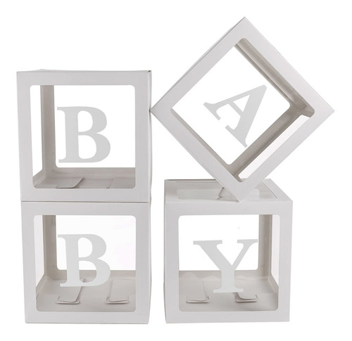 Sooyee Cajas De Bebé Con Letras Para Baby Shower, Decoraci.