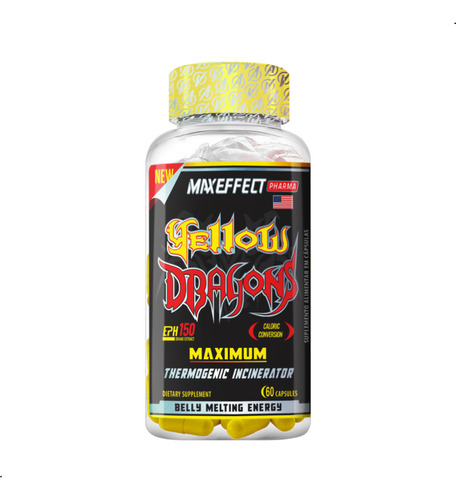 Termogenico Yellow D. Maxeffect 60 Capsulas