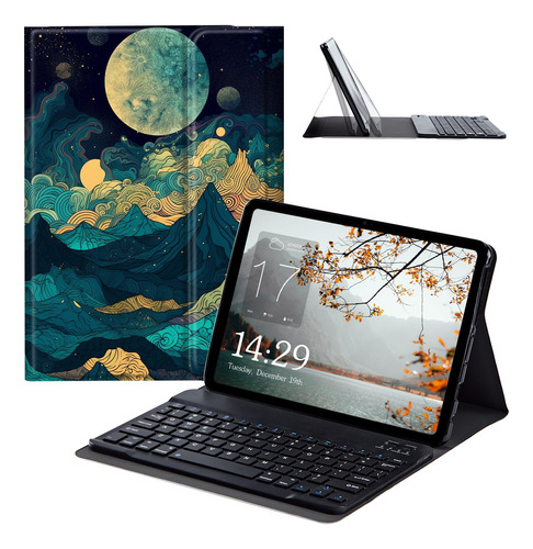 Funda Para Galaxy Tab Teclado Delgada Desmontable Bluetooth