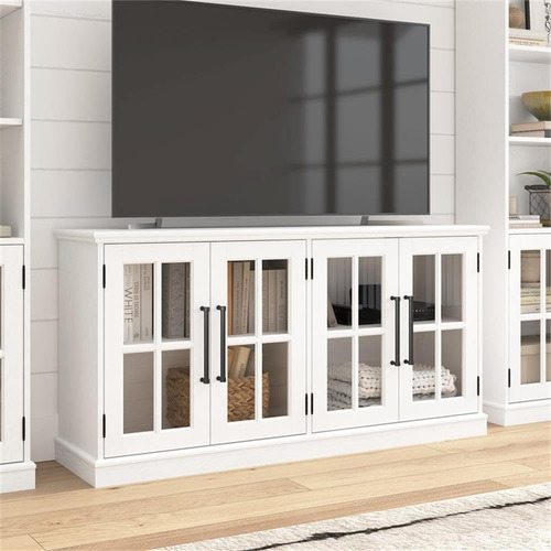Soporte De Tv 60 W Para Tv De 75 Pulgadas Color Ceniza Blanc