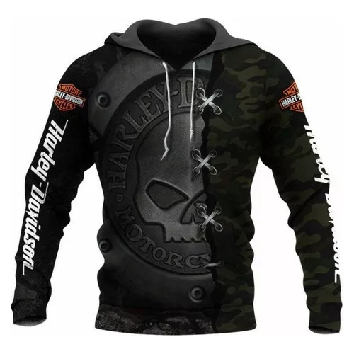 Sudadera Con Capucha Harley-davidson 577h Para Amantes