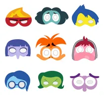 Comprar Imprimible Antifaces Intensamente 2 Antifaz Insideout