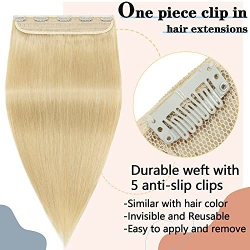 S-noilite Clip En Las Extensiones De Pelo Humano Clip 09qcl