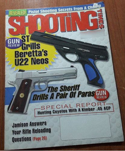 Revista Shooting Times N°8  Agosto Del 2003  Armas  Ingles