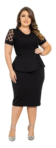 Vestido tubinho preto mercado livre 2025