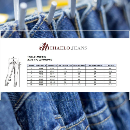 Mini Short Mezclilla Stretch Premium Michaelo Jeans Ref3013