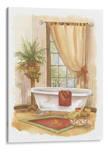 Canvas Lab Cuadro Baño De Acuarela En Spice Ii 60x80