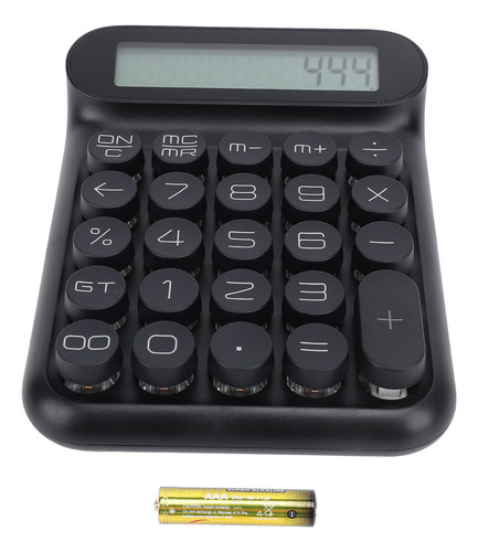Para Calculadora Mecânica Preta Preta Com Display Lcd De