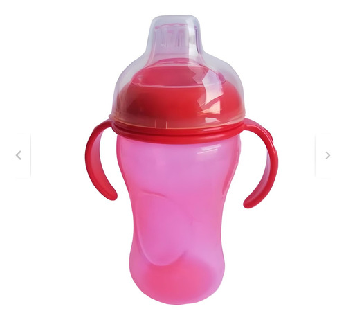 Vaso Entrenamiento Boquilla Silicona, Manilla Para Bebe