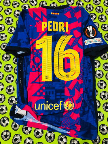 Jersey Dri Fit Adv Nike Fc Barcelona 2021 2022 Pedri M (Usado)