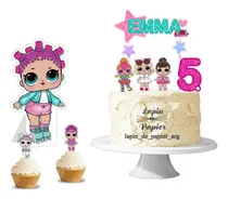Comprar Adorno Torta Cake Topper Cumpleaños Deco Lol Surprise Op2 Rosa Chicle Lol Surprise