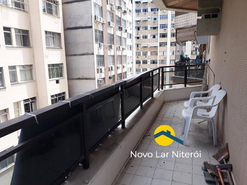 Imagem 1 de 15 de Excelente Flat Com Serviço, Andar Alto Na Melhor Rua Comercial De Icaraí. - 78