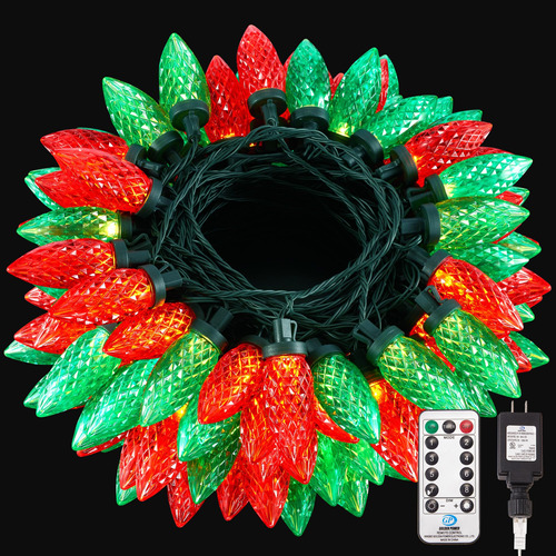 Blctec Luz Navidad C9 Super S 100 Led 66 Pie Control Remoto