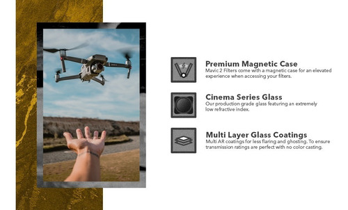 Filtro Polarpro Nd16 Cinema Series Para Mavic Pro 2