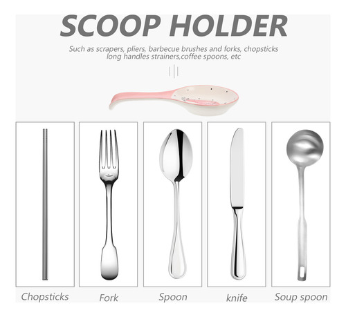 Youpin Soporte De Cerámica Para Cucharas Y Accesorios De