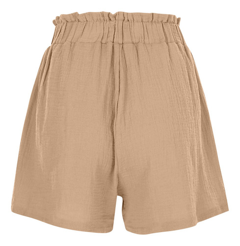 Pantalones Cortos Con Bolsillo En La Cintura Elástica Para M