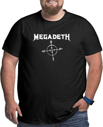 Polera Megadeth Circle Metal  Rock Tallas Grandes 2xl 3xl 4x