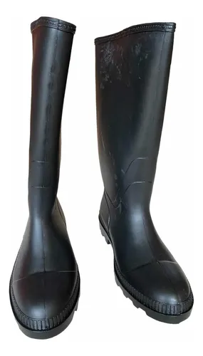Botas negras outlet de hule