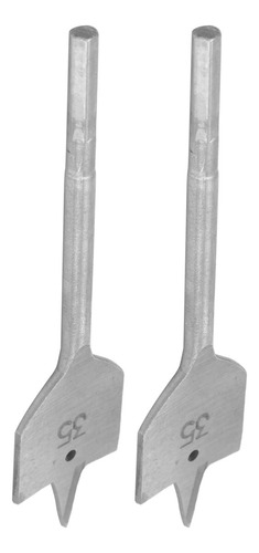 Brocas Planas De Acero Con Alto Contenido De Carbono, 2 Piez