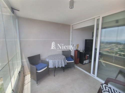 Depto Con Gran Vista , Piso Alto. 2 Dorm.bosques De Montemar