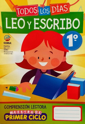 Todos Los Días Leo Y Escribo 1° 2° 3° + Matematica 1° 2°, De Maestra Primer Ciclo. Editorial Ediba En Español