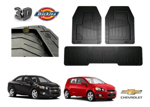 Tapetes Charola 3d Chevrolet Sonic 2015 Dickies