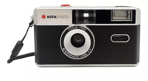 Agfa Camara Fotografica Analogica Vintage para Pelicula 35mm con Flash  Incorporado. Reutilizable, Carrete de Fotos Color y B&N
