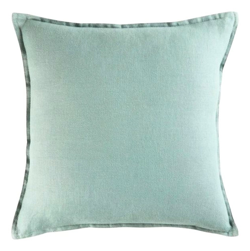 Pack X2 - Fundas Almohadon Tusor 50x70 (varios Colores) Aqua Funda Tusor