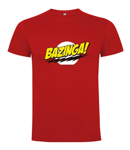 Polera The Big Bang Theory Bazinga Pow Club