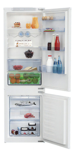 Heladera Empotrar Freezer Inferior Inverter Beko Bcha275e4sn Color Blanco