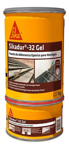 Sikadur 32 Gel Adhesivo Epóxico Estructural 1 Kg