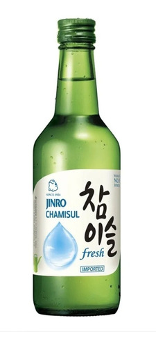 Soju Licor De Arroz Coreano Sabor Fresh 360ml