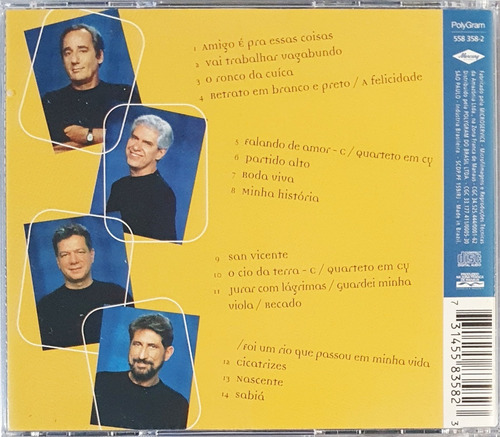 Cd Mpb4 Amigo É Pra Essas Coisas Impecável Original