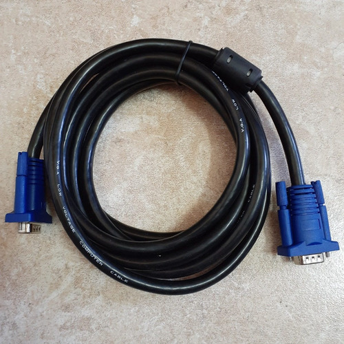 Imagen 1 de 3 de Cable Vga De 3 Mts Macho New 15 Pines