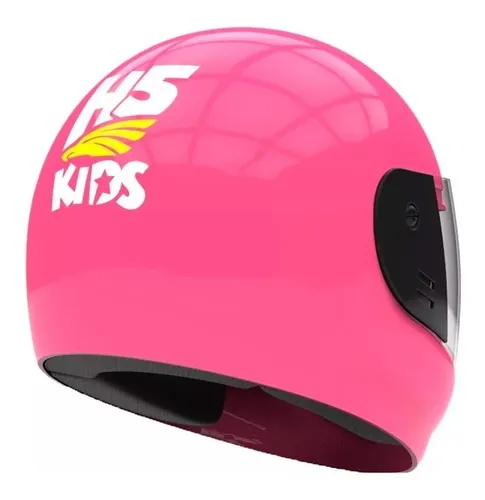 CASCO INTEGRAL NIÑA H5 KIDS CON STICKERS ROSA. Cascos. DIEGO MOTOS REPUESTOS