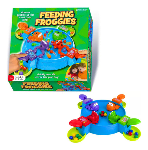 Juego De Mesa Ranitas Glotonas Hambrientas Atrapa Pelotas