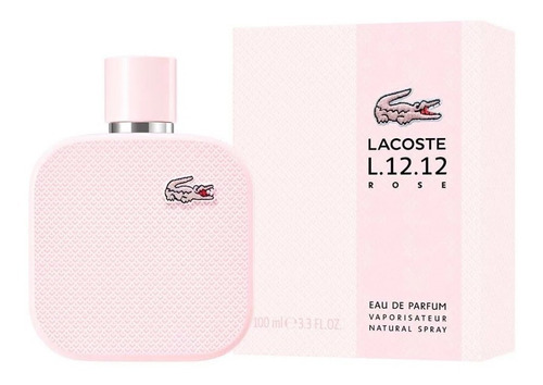 Lacoste L.12.12 Rose Eau De Parfum 100ml Feminino + Amostra