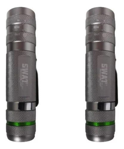 2 Mini Linternas Recargables Tactica Swat Nk-x613/500 Lumens