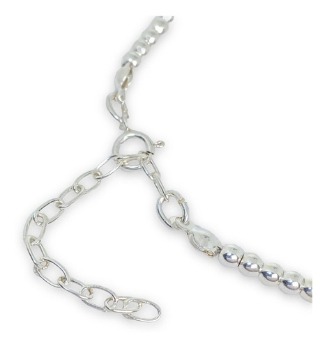 Gargantilla Collar De Bolitas De 5 Mm Plata 925 (00606)