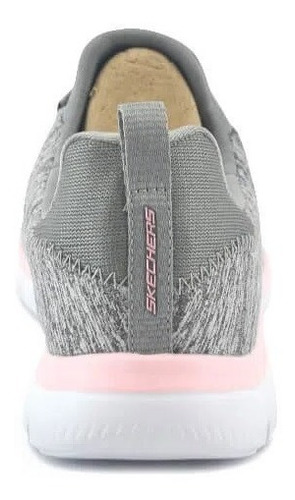 Zapatillas Skechers Running Mujer Summitwuick Gris-rosa Cli