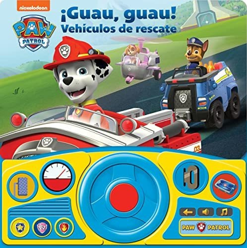 Guau Guau Vehiculos De Rescate. Libro Con Volante Patrulla C