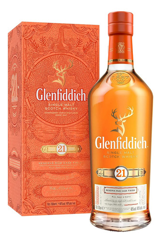  Whisky Glenfiddich 21 Años Rum Cask