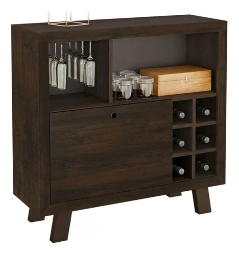 Bar Rustico 8 Nichos + 1 Cajón Ad5002 Tecnomobili