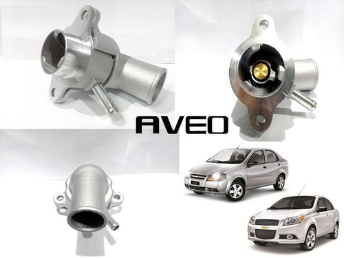 Carcaza Termostato Aveo 1.6 Completo Aluminio