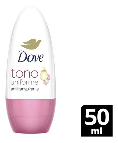Antitranspirante Dove Dermo Aclarant En Roll On Para Dama 50