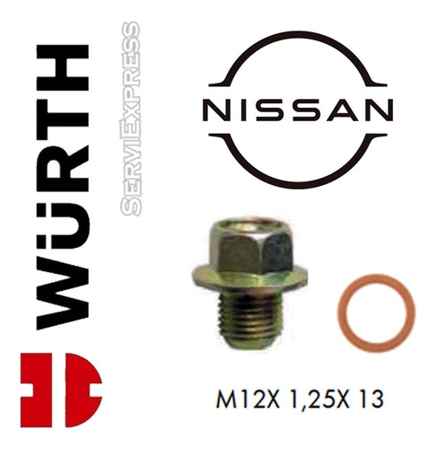 Tapon Carter Nissan Sentra Tiida Xtrail Qashqai Otros Wurth